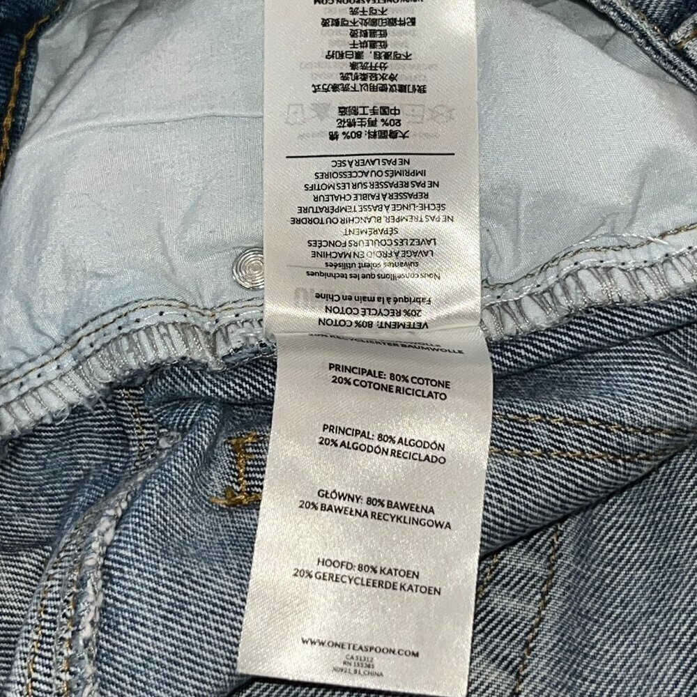 ONETEASPOON ONE TEASPOON TRUCKERS Western Concho Embellished Blue Jeans 24/26 - Picture 16 of 16